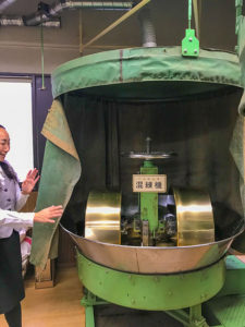 workers in Shoyeido incense factory