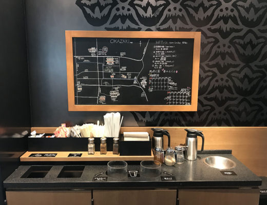 a Starbucks stand