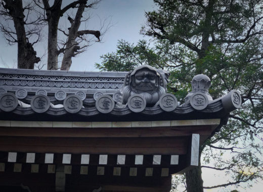 Kawara Japanese roof tiles