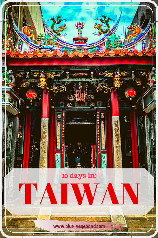 Taiwan itinerary - pinterest pin