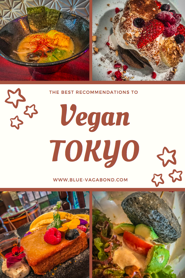 vegan food in tokyo pinterest pin