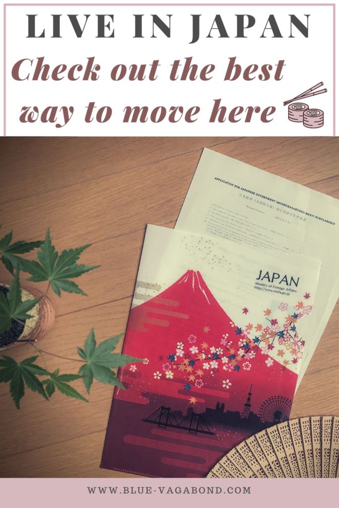 pinterest pin for MEXT Scholarship post