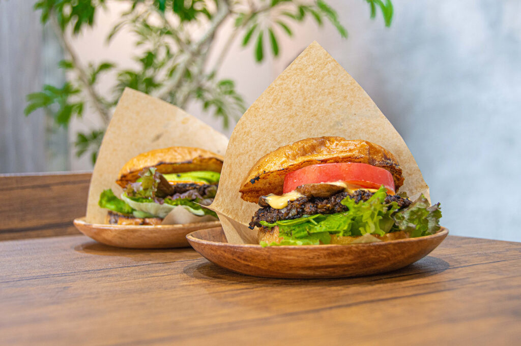 המבורגר טבעוני פוקואוקה sonu sonu