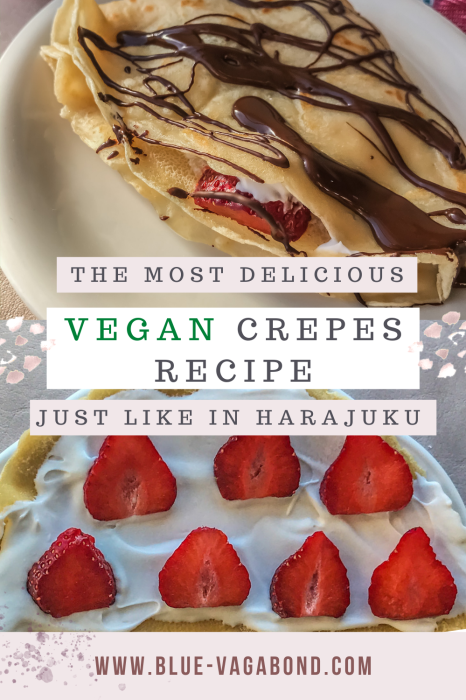 vegan crepe pinterest pin
